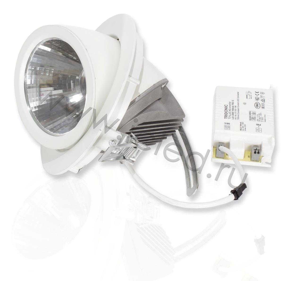 Светодиодные светильники Светодиодный светильник поворотный RW COB GM9 (30W, white)