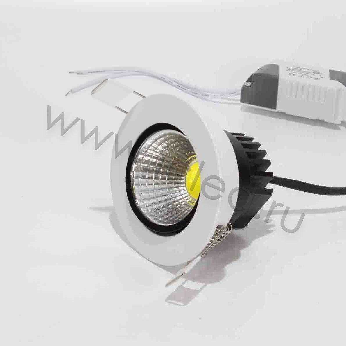 Светодиодные светильники Светодиодный светильник встраиваемый Alpine CX-R-COB85B B301 (220V, 7W, day white)