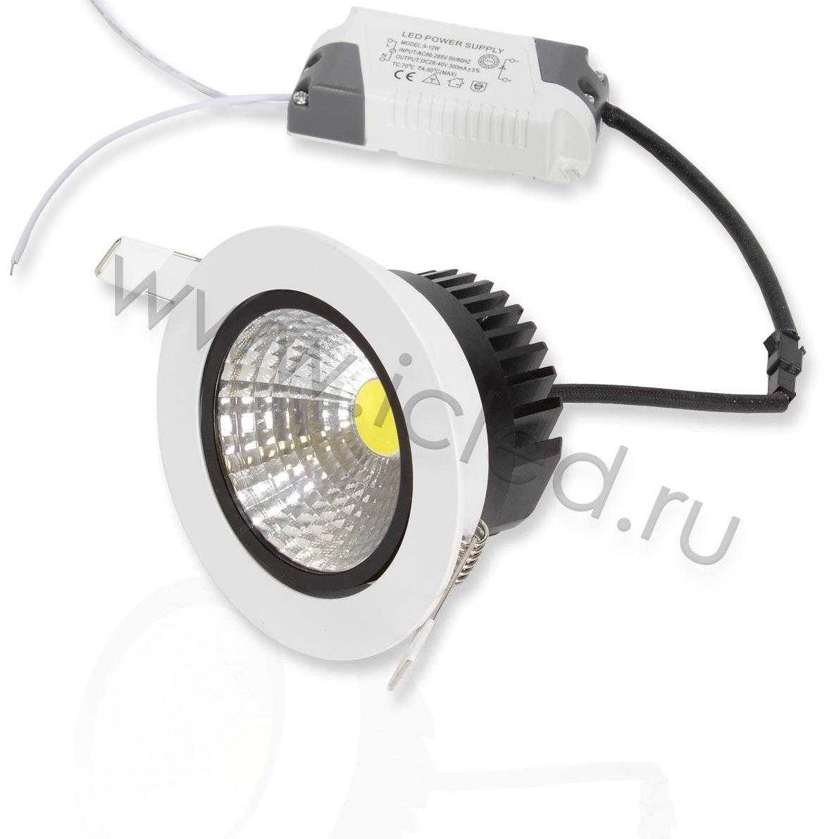 Светодиодные светильники Светодиодный светильник встраиваемый Alpine CX-R-COB110B B302 (220V, 10W, day white)