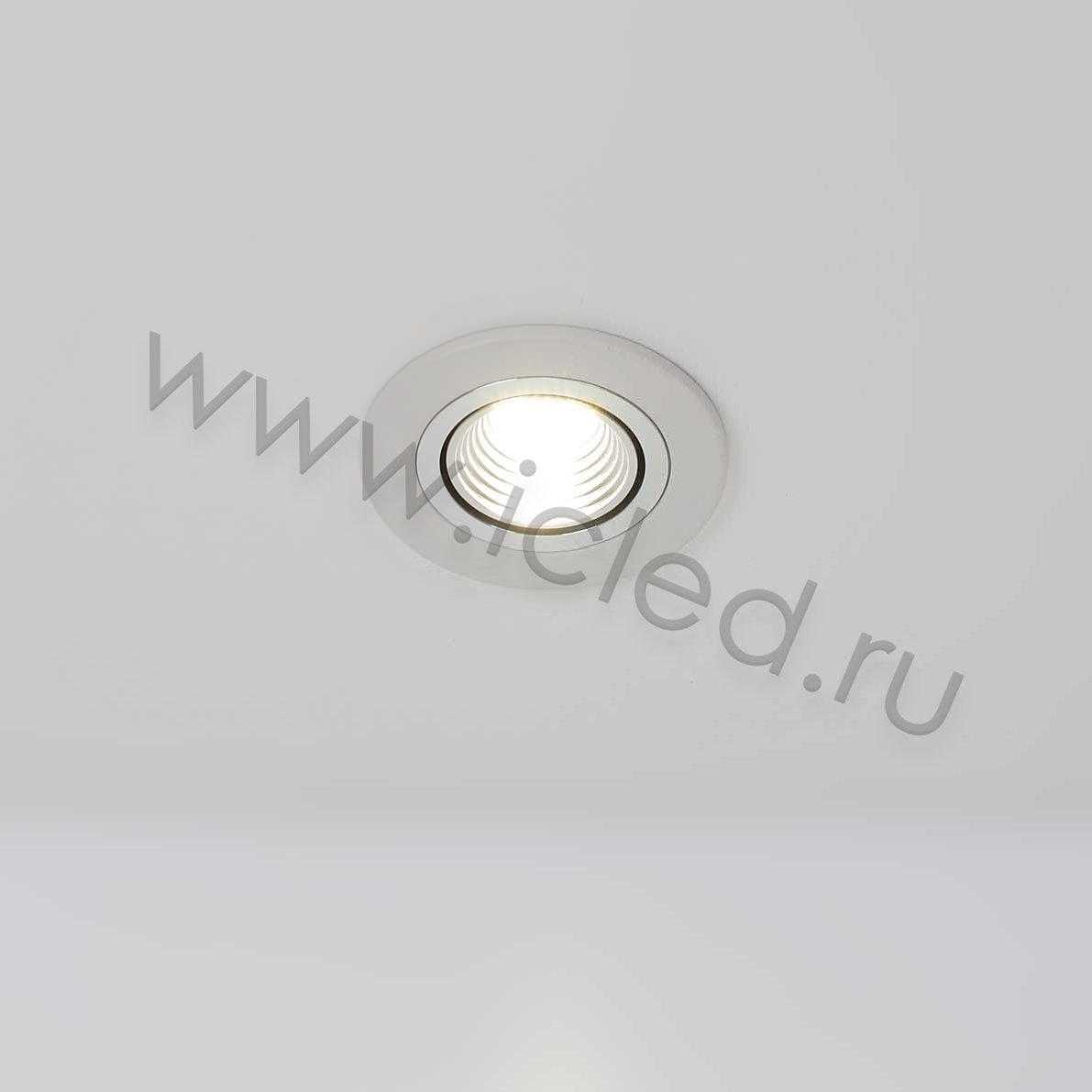 Светодиодные светильники Светодиодный светильник встраиваемый 65 Series white housing BW1 (3W,220V,day white)