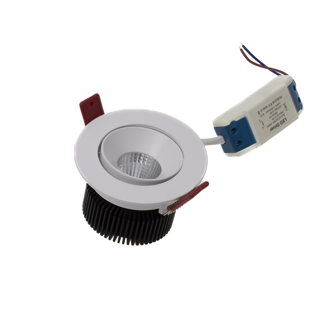 Светодиодные светильники Светодиодный светильник S1001-5W-R85W BW6 (220V, 5W, day white, круглый D90mm)