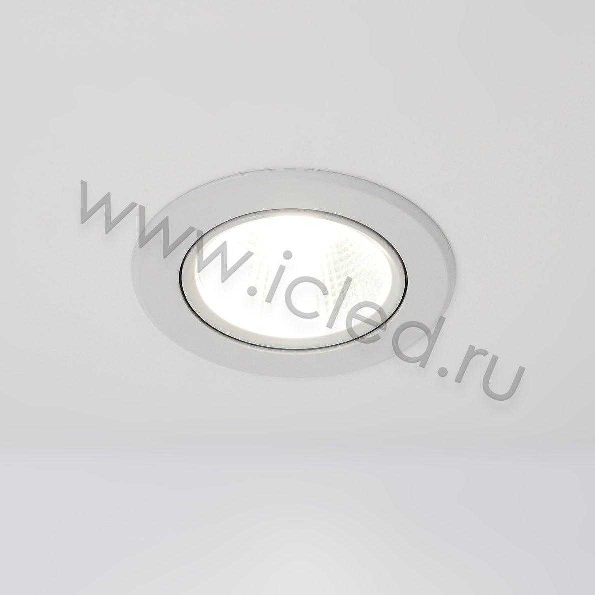 Светодиодные светильники Светодиодный светильник встраиваемый А05 Nest Series White Round (10W,Day White)