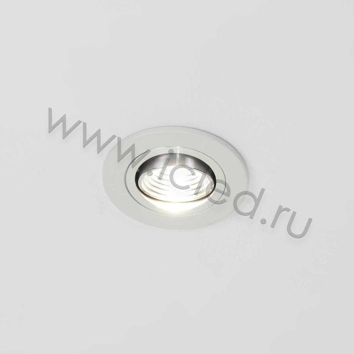 Светодиодные светильники Светодиодный светильник встраиваемый 65 Series white housing BW102 (3W,220V,day white)
