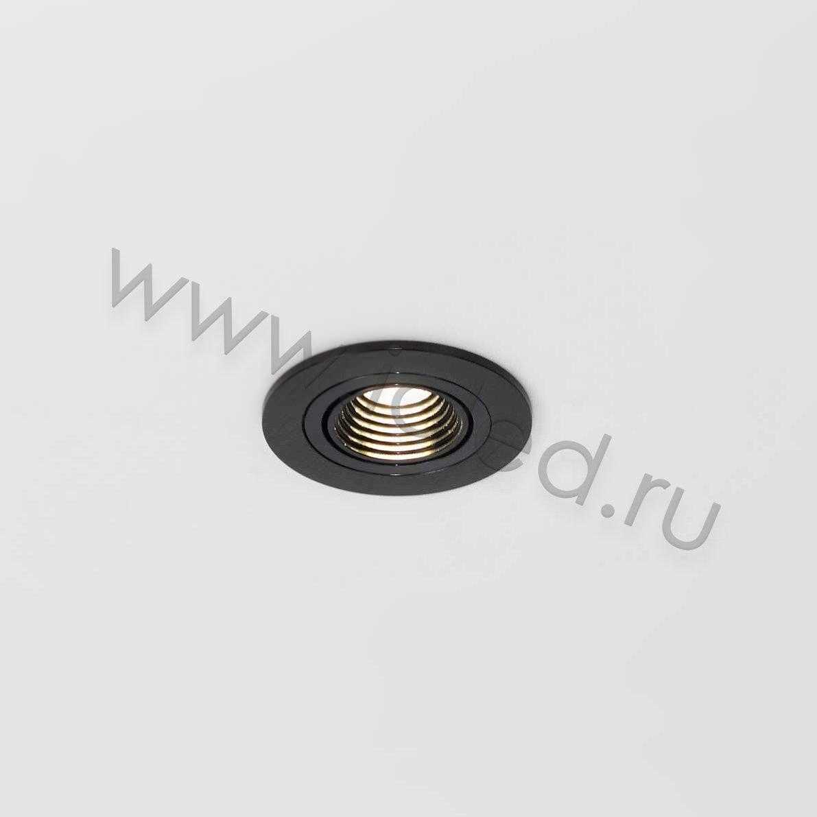 Светодиодные светильники Светодиодный светильник встраиваемый 65 Series black housing BW202 (3W,220V,day white)