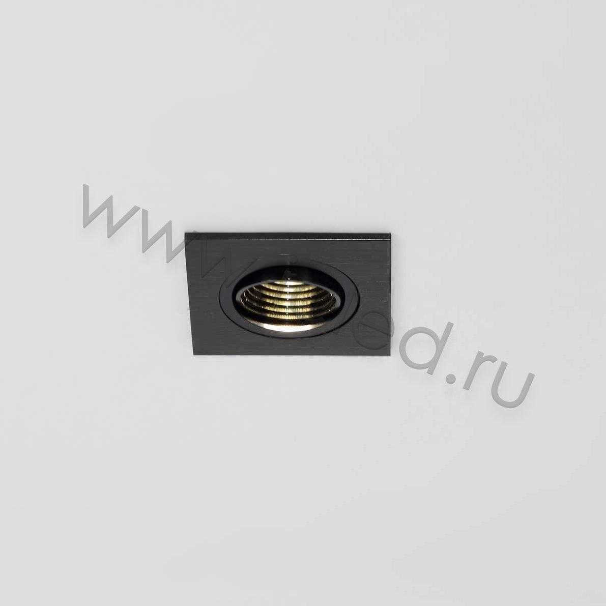 Светодиодный светильник встраиваемый 65 series black housing BW402 (3W,220V,day white)