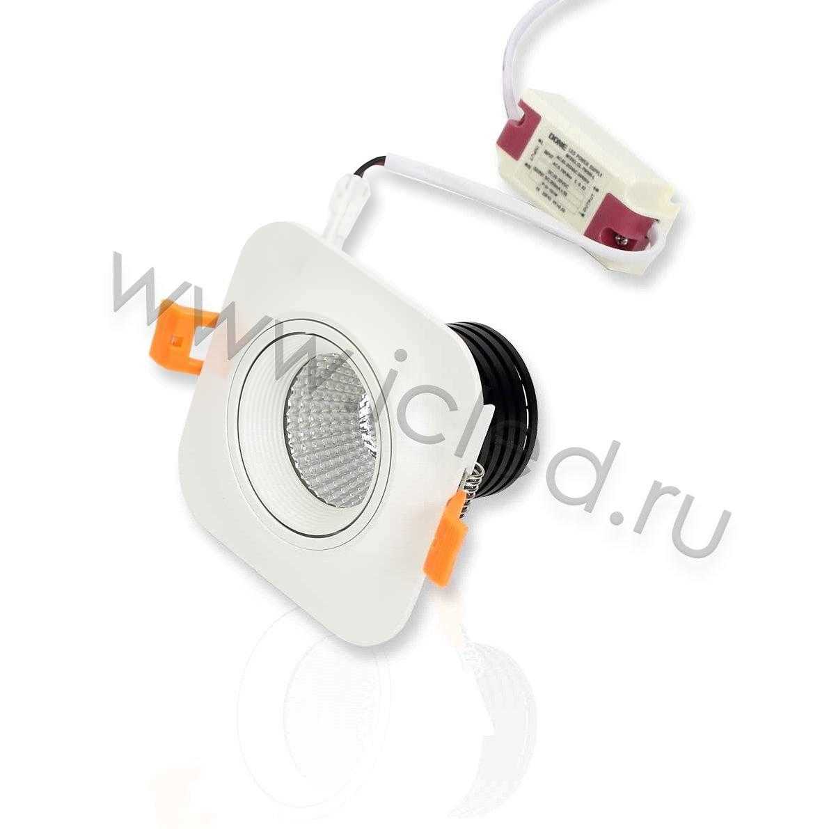 Светодиодные светильники Светодиодный светильник Spotlight AR34 white (7W, Warm White)
