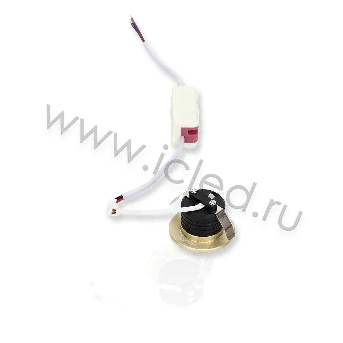 Светодиодные светильники Светодиодный светильник Spotlight AR61 pearl nickel (3W, Warm White)