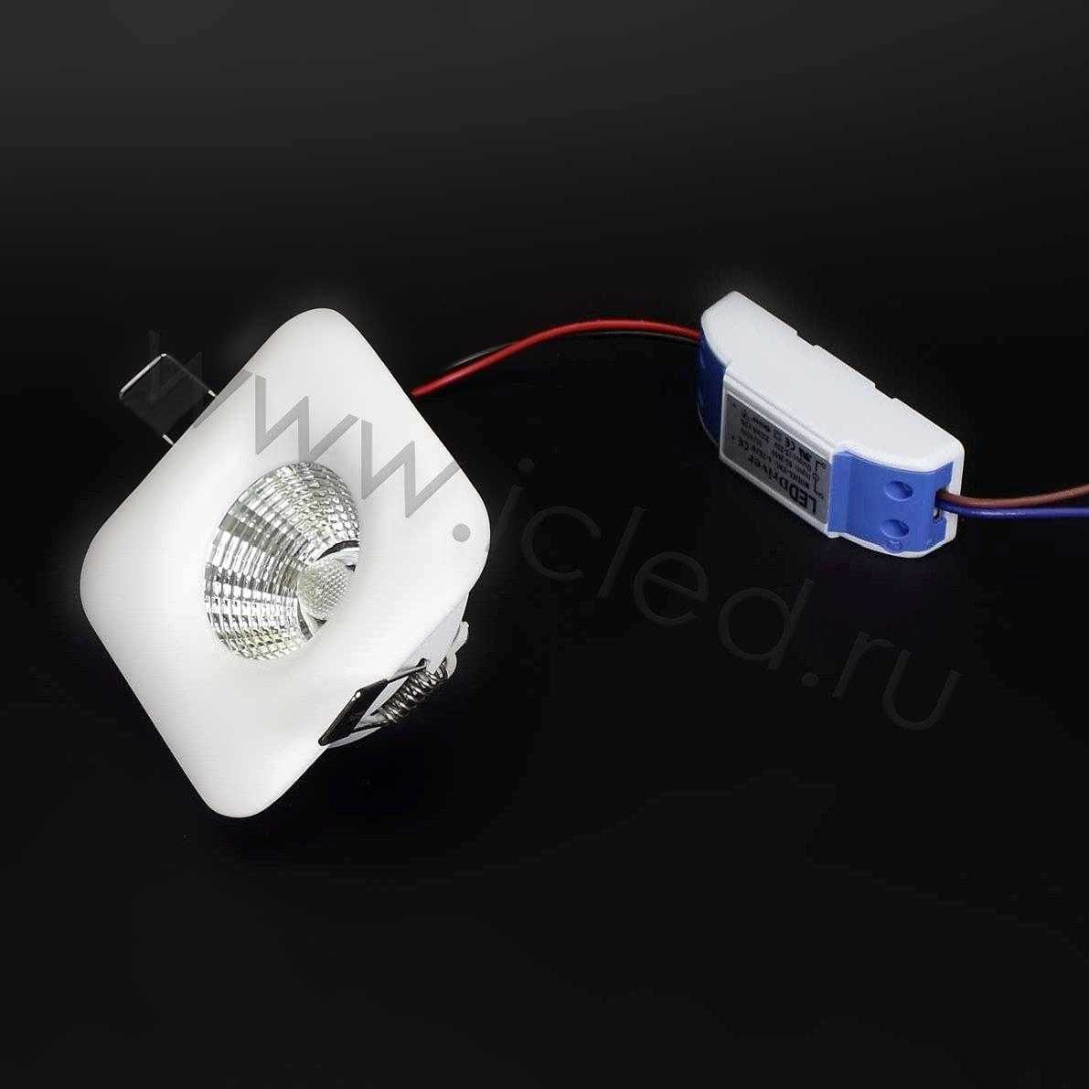 Светодиодные светильники Светодиодный светильник LJ-TH-7W MA13 (7W, Day white)