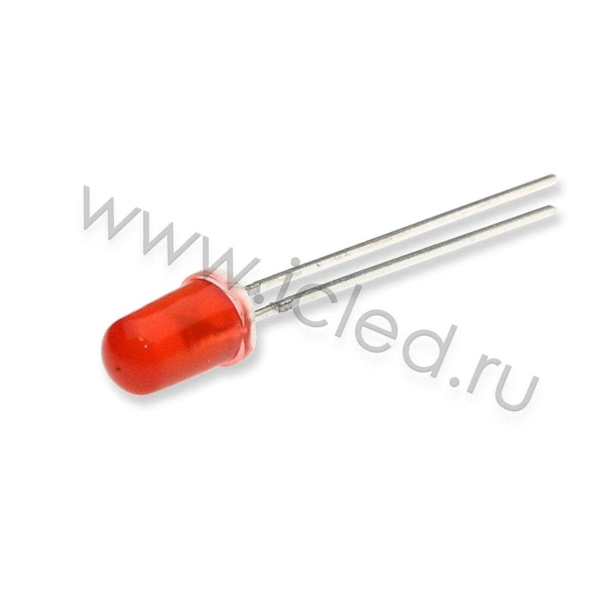 Светодиоды Светодиод ICL-5mm LE70 (red, 2000-3000 mcd, diffuse)