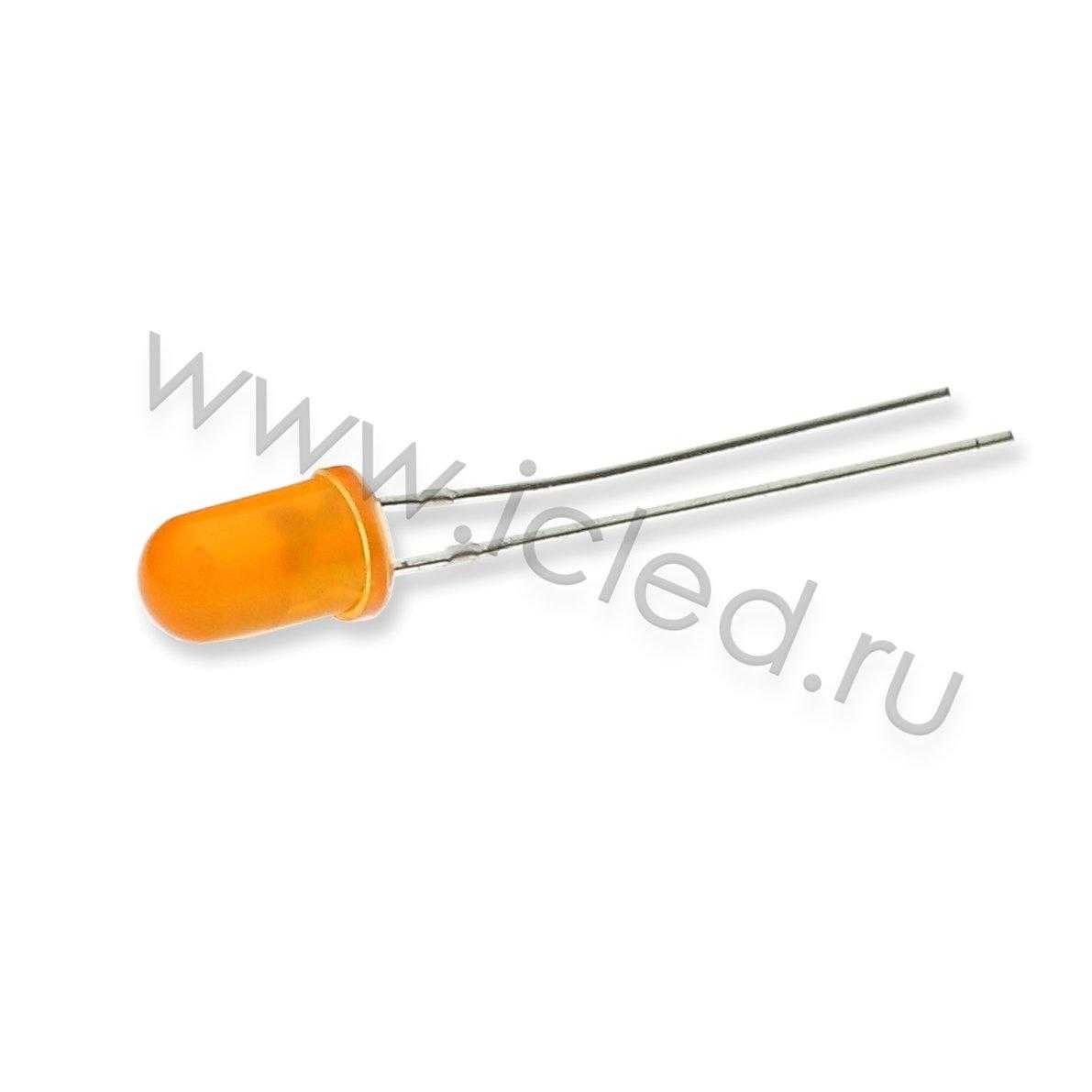 Светодиоды Светодиод ICL-5mm LE74 (orange, 800-1000 mcd, diffuse)