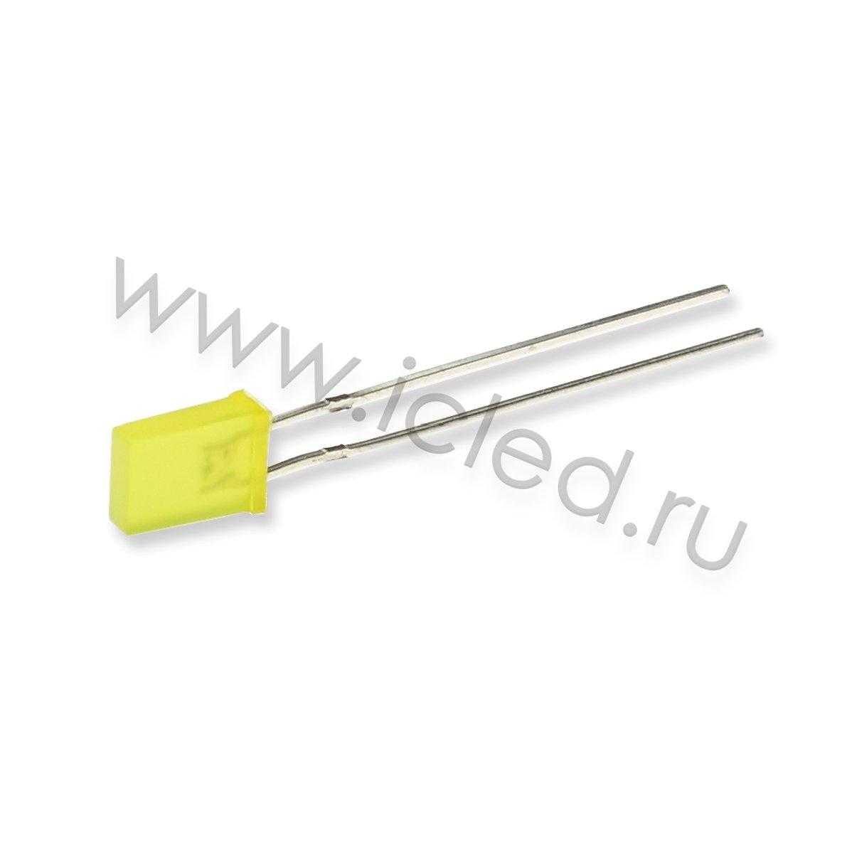Светодиоды Светодиод ICL-2х5х7mm LE80 (yellow, 200-400mcd, diffuse)