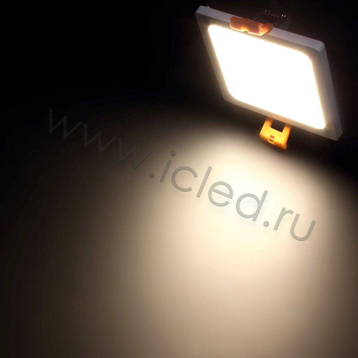 Светодиодные светильники Светодиодный светильник MBD-101 MB10 (8W, square, warm white)