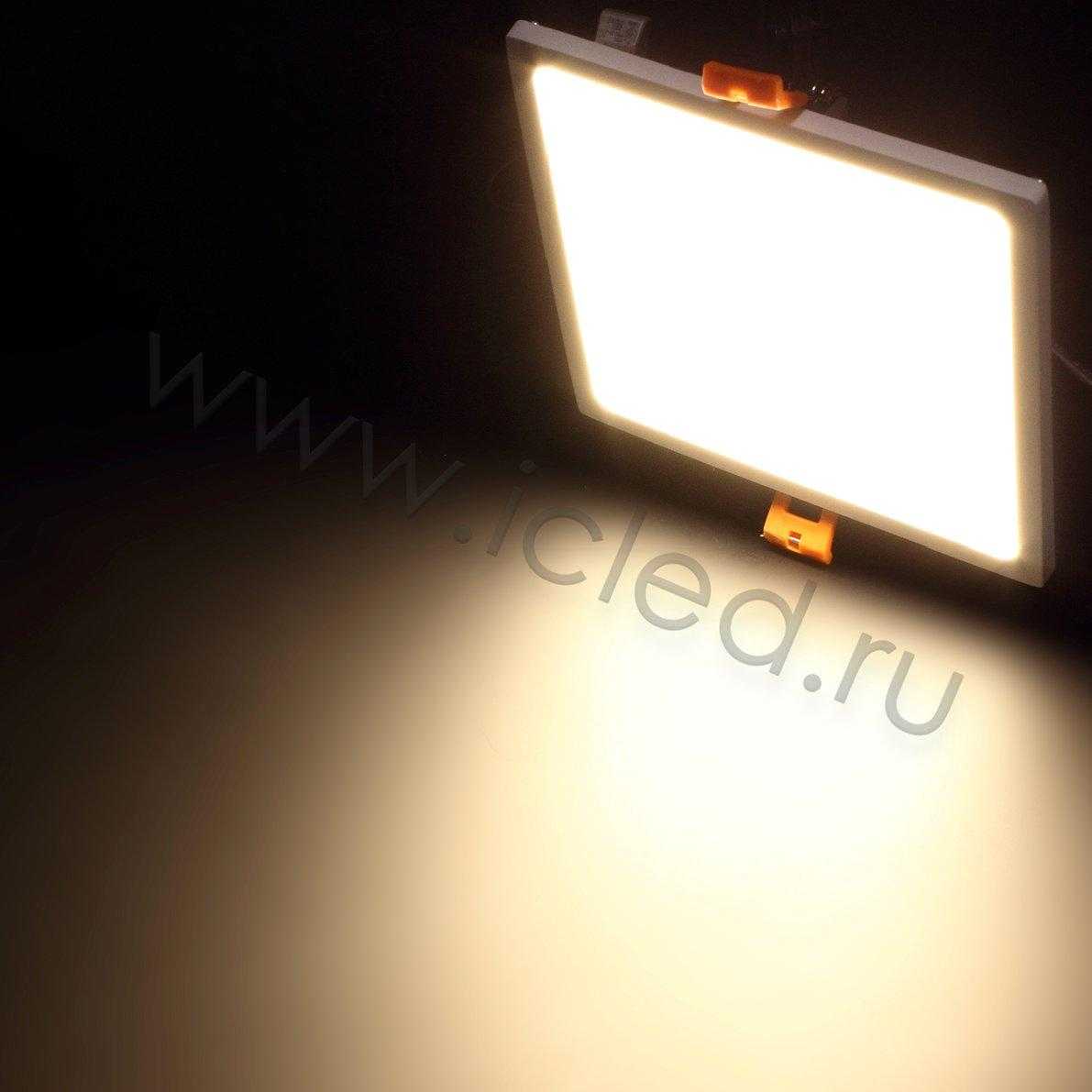 Светодиодные светильники Светодиодный светильник MBD-101 MB16 (16W, square, warm white)