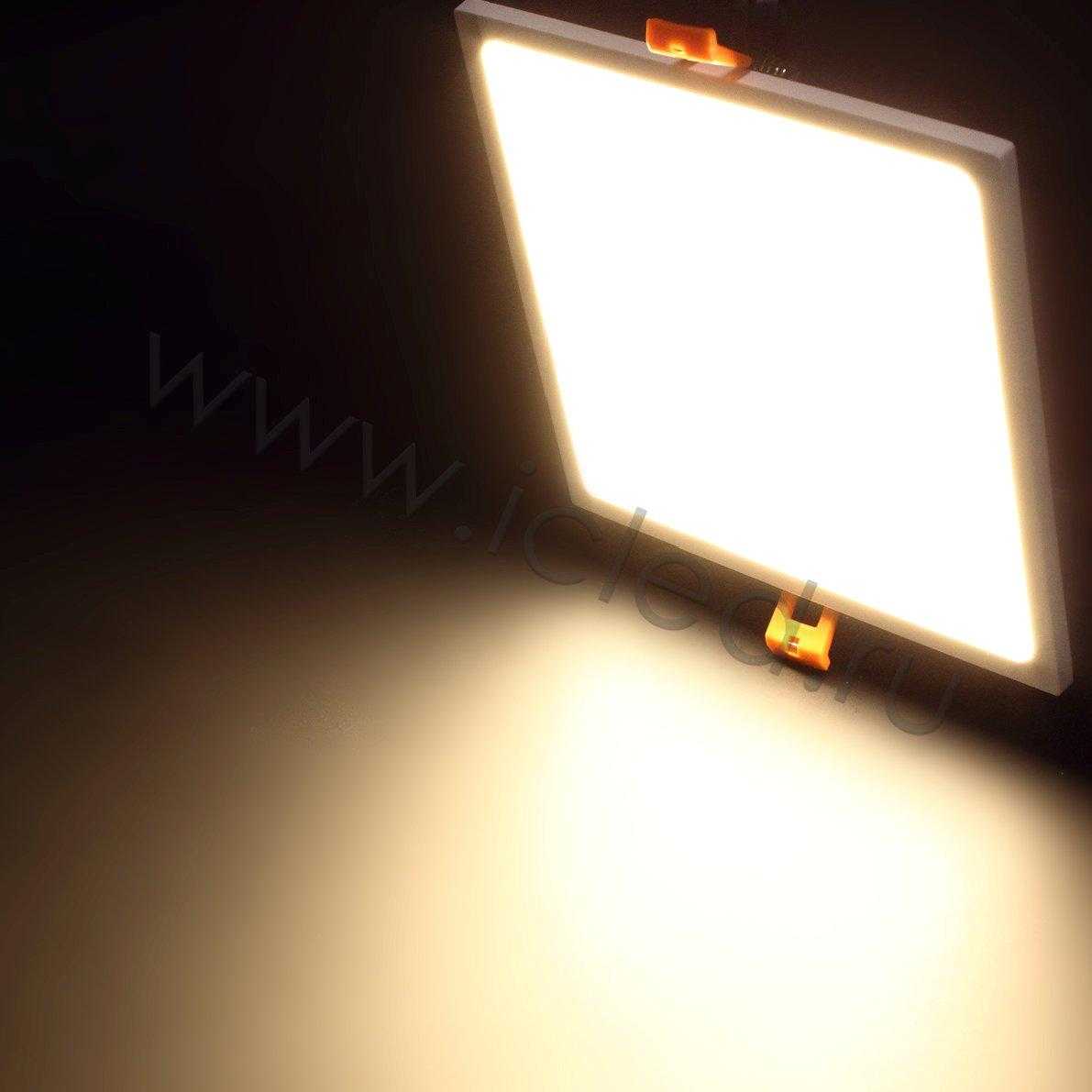 Светодиодные светильники Светодиодный светильник MBD-101 MB22 (22W, square, warm white)