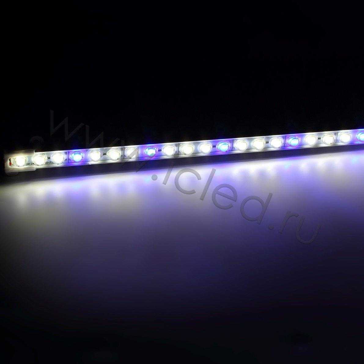 Светодиодный светильник линейный аквариумный 1000mm P361 (12V, 20W, white/blue, IP65)