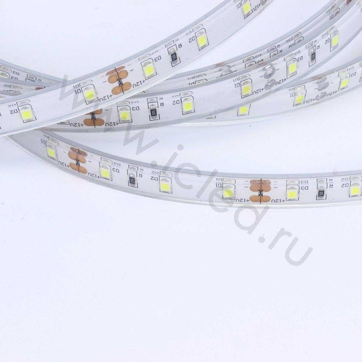 Влагозащищенные светодиодные ленты Светодиодная лента LUX class 2835 60led/m, warm white, 12V, IP68, N51 Icled