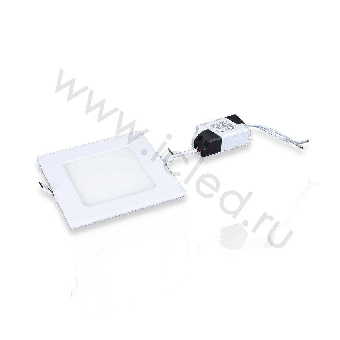 Светодиодные светильники Светодиодный светильник встраиваемый IC-SW120 B809 (220V, 6W, warm white)