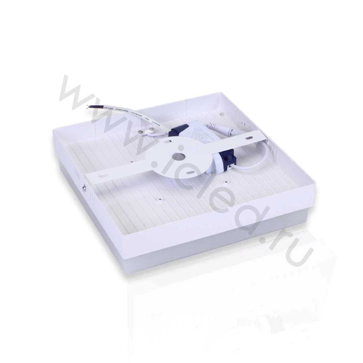 Светодиодные светильники Светодиодный светильник ЖКХ LL24 CX9 (220V, 24W, warm white, 220х220mm)