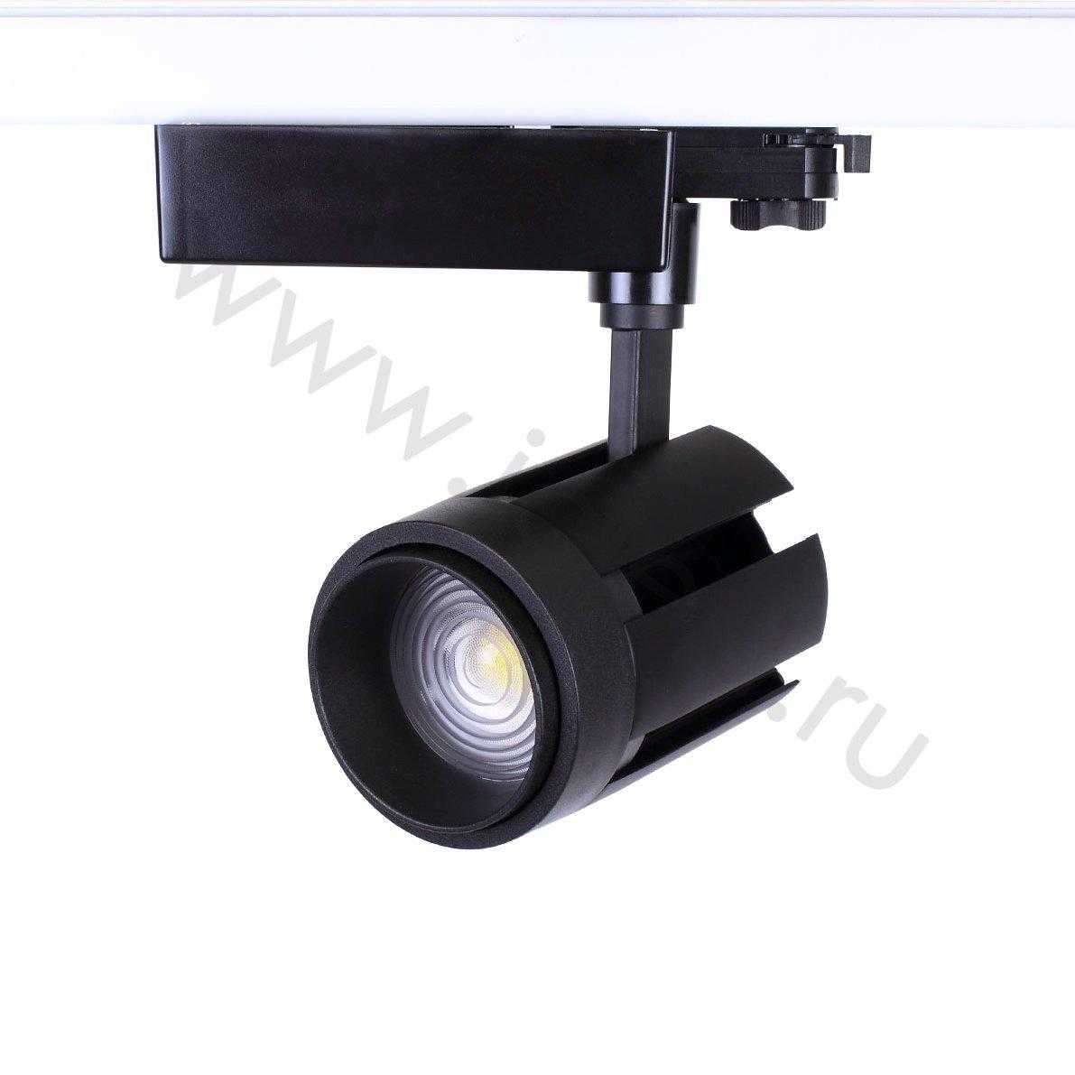 Светодиодный светильник трековый JH-GD001 4L 4L30 (30W, 220V, 15-60deg, warm white, черный корпус)