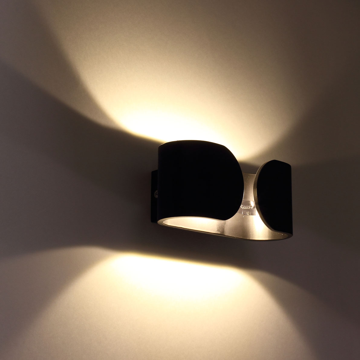 Светодиодные светильники Светодиодный светильник JH-BD04 DHL14 (220V, 6W, черный корпус, warm white)