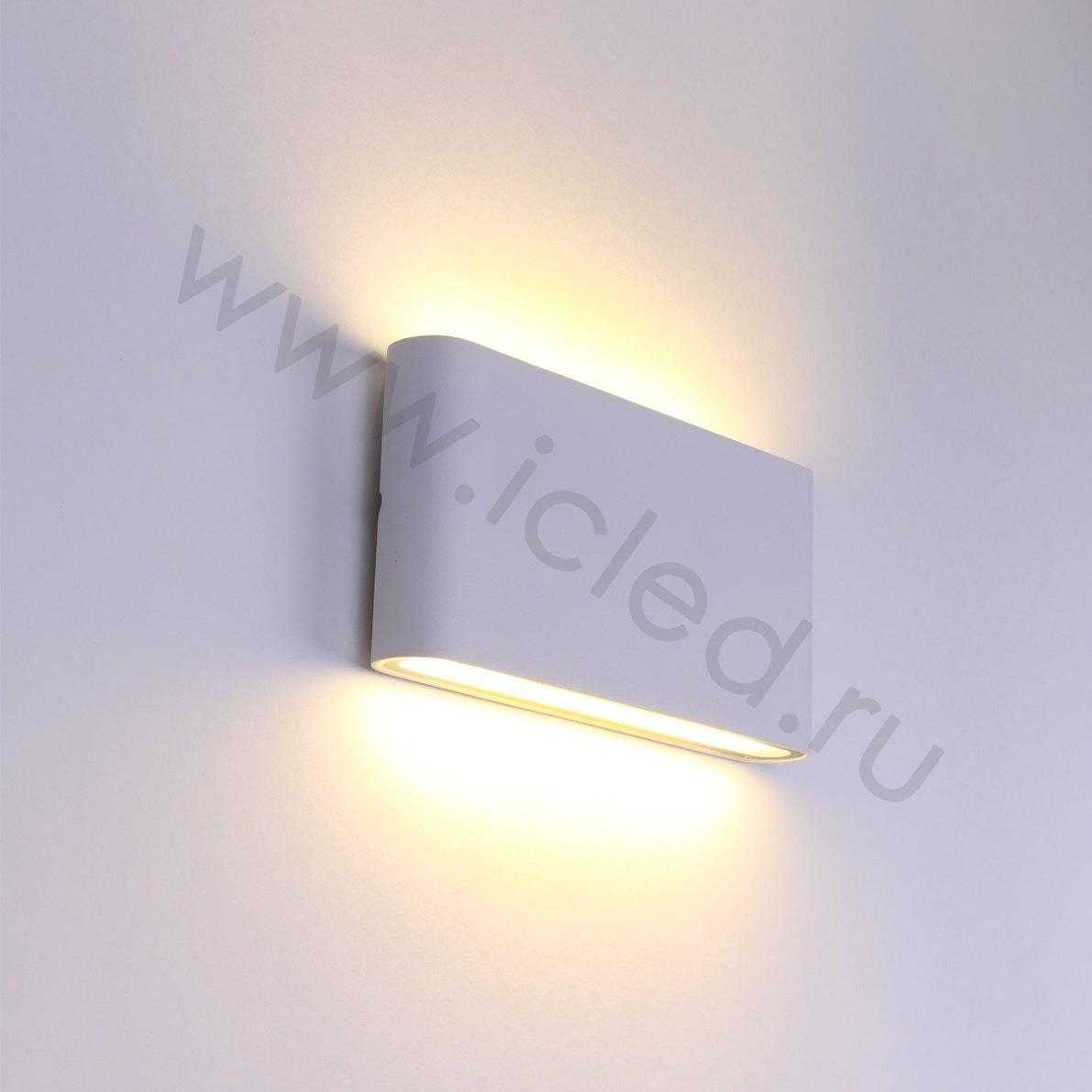 Ландшафтное и фасадное освещение Светодиодный светильник JH-BD05 DHL17 (220V, 2х6W, белый корпус, warm white)