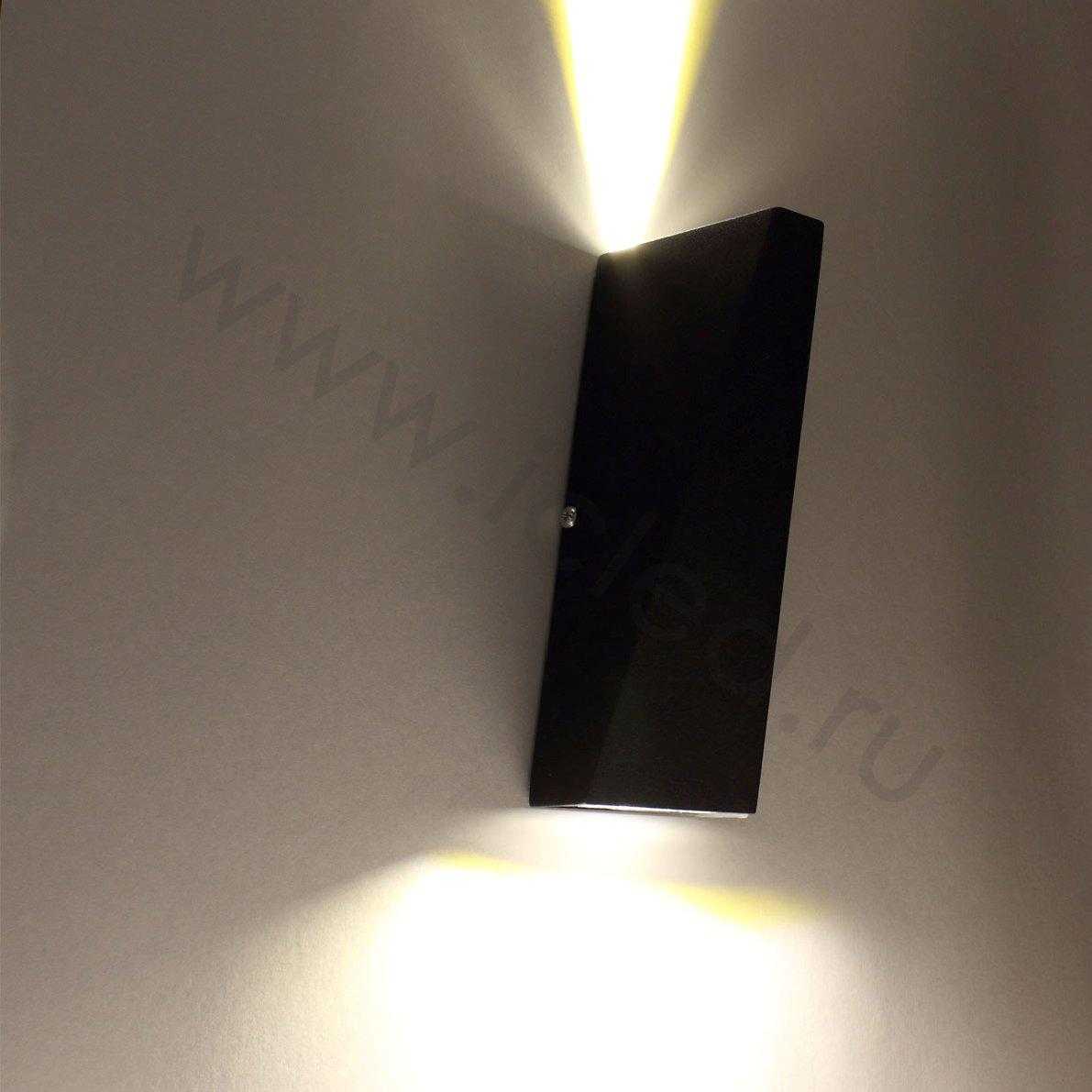 Ландшафтное и фасадное освещение Светодиодный светильник JH-BD06 DHL19 (220V, 2х3W, черный корпус, warm white)