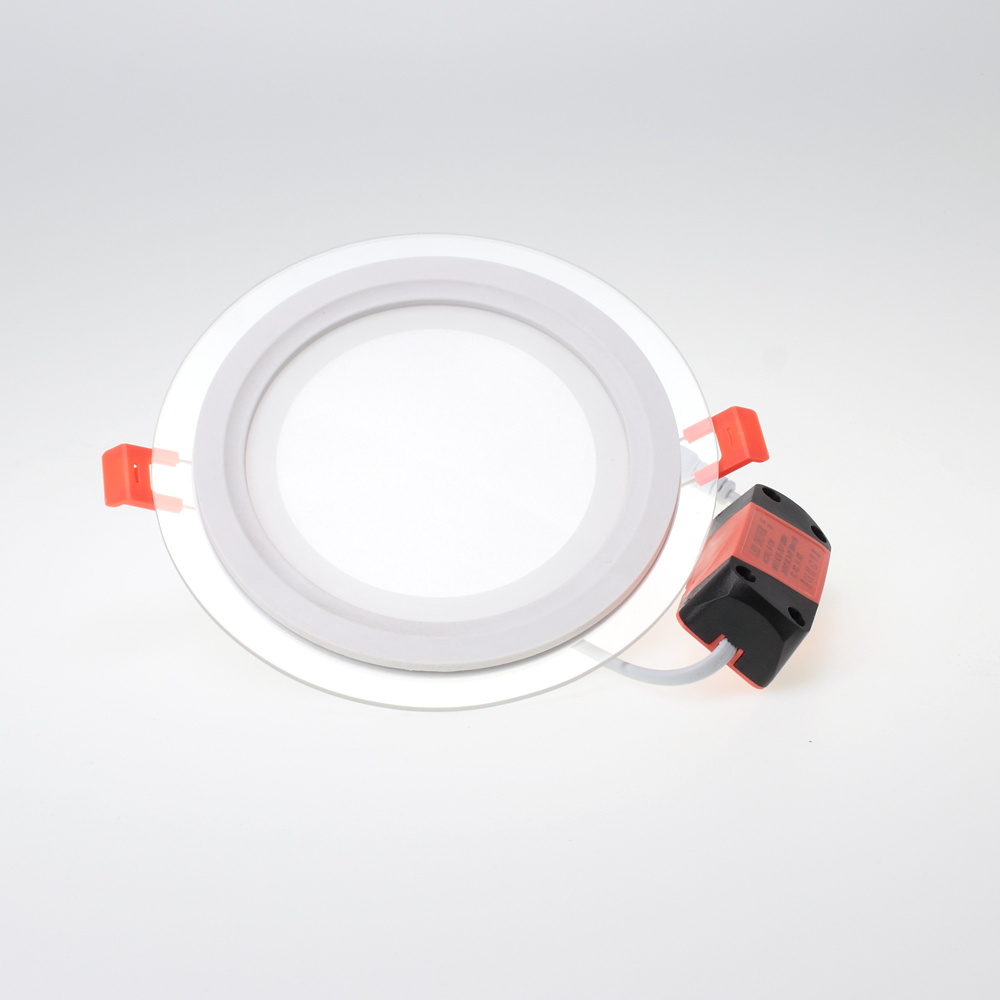 Светодиодные светильники Светодиодный светильник встраиваемый B2 (220V, 12W, day white, круглый D160mm, стеклянная рамка)