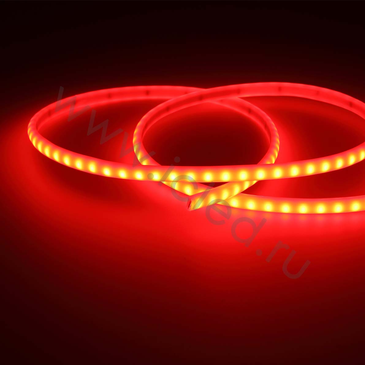 Влагозащищенные светодиодные ленты Светодиодная лента Standart Pro class 2835 120led/m, red, 12V, IP68, N334 Icled