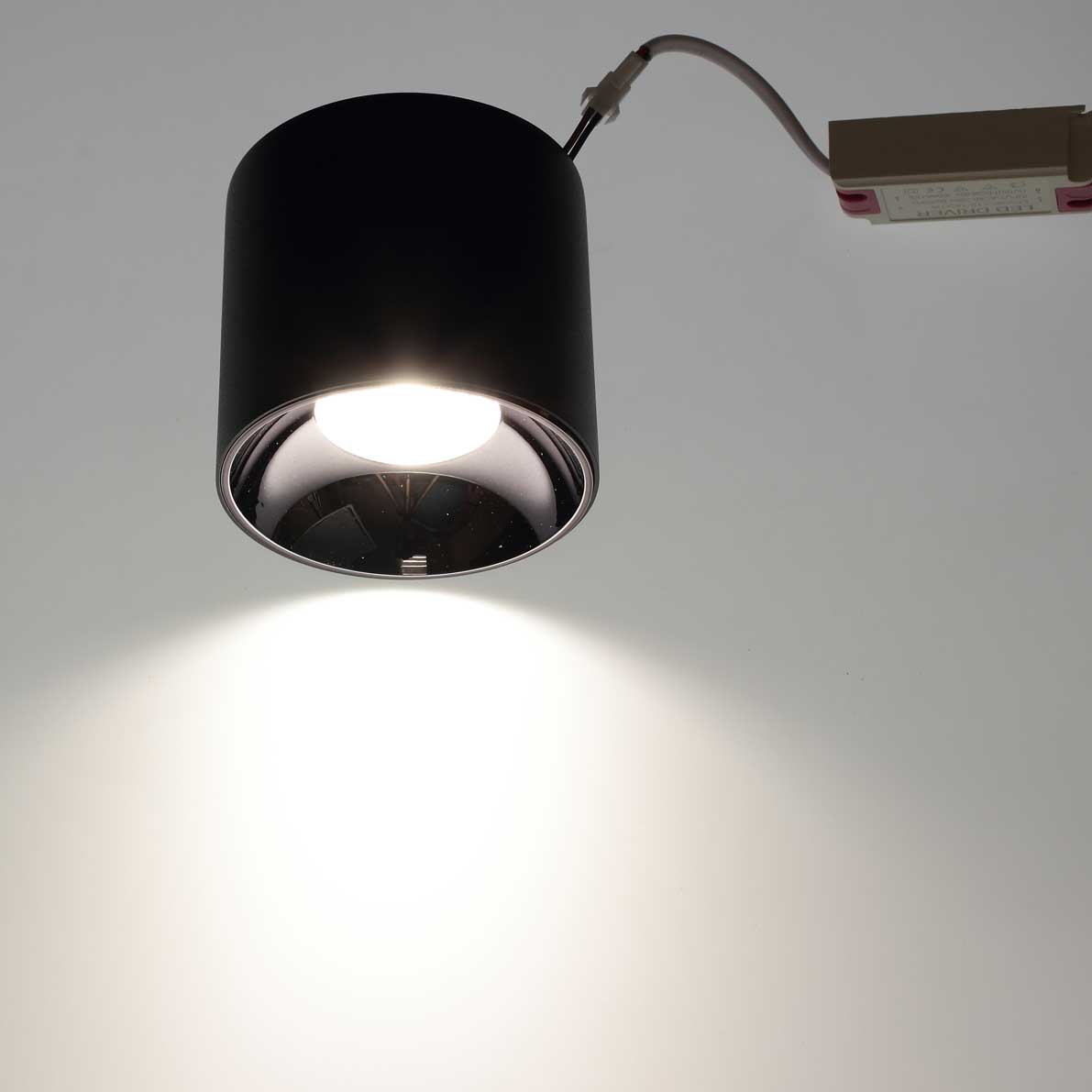 Светодиодные светильники Светодиодный светильник JH-MTD-Z15W B99 (15W, черный корпус, day white)
