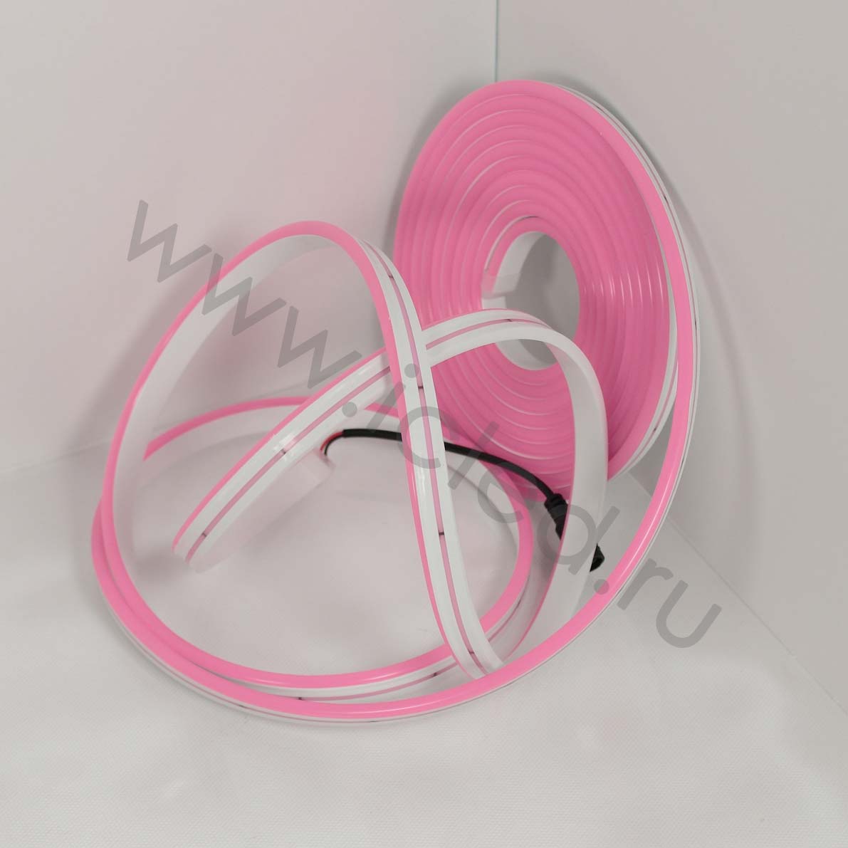 Светодиодный гибкий неон 4.5*13, 24V pink LB18 (блистер 5м)