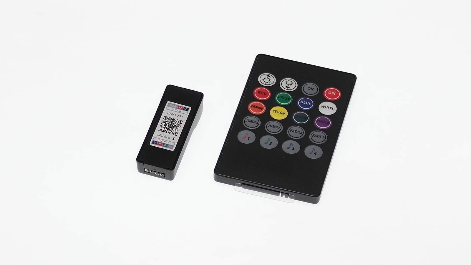 Контроллер IR20-BT-RGB-01 P37 (5-24V, RGB, 3х2А, IR пульт 20кн. + управление по Bluetooth)