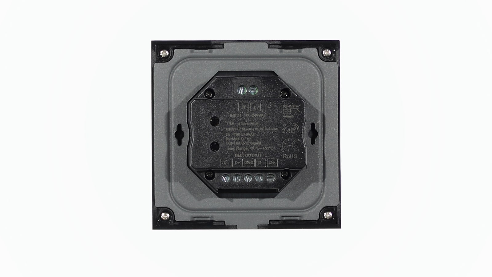 Сенсорная панель T13 Black IC74 (220V, RGB, 4 zone, DMX512, RF 2.4GHz)
