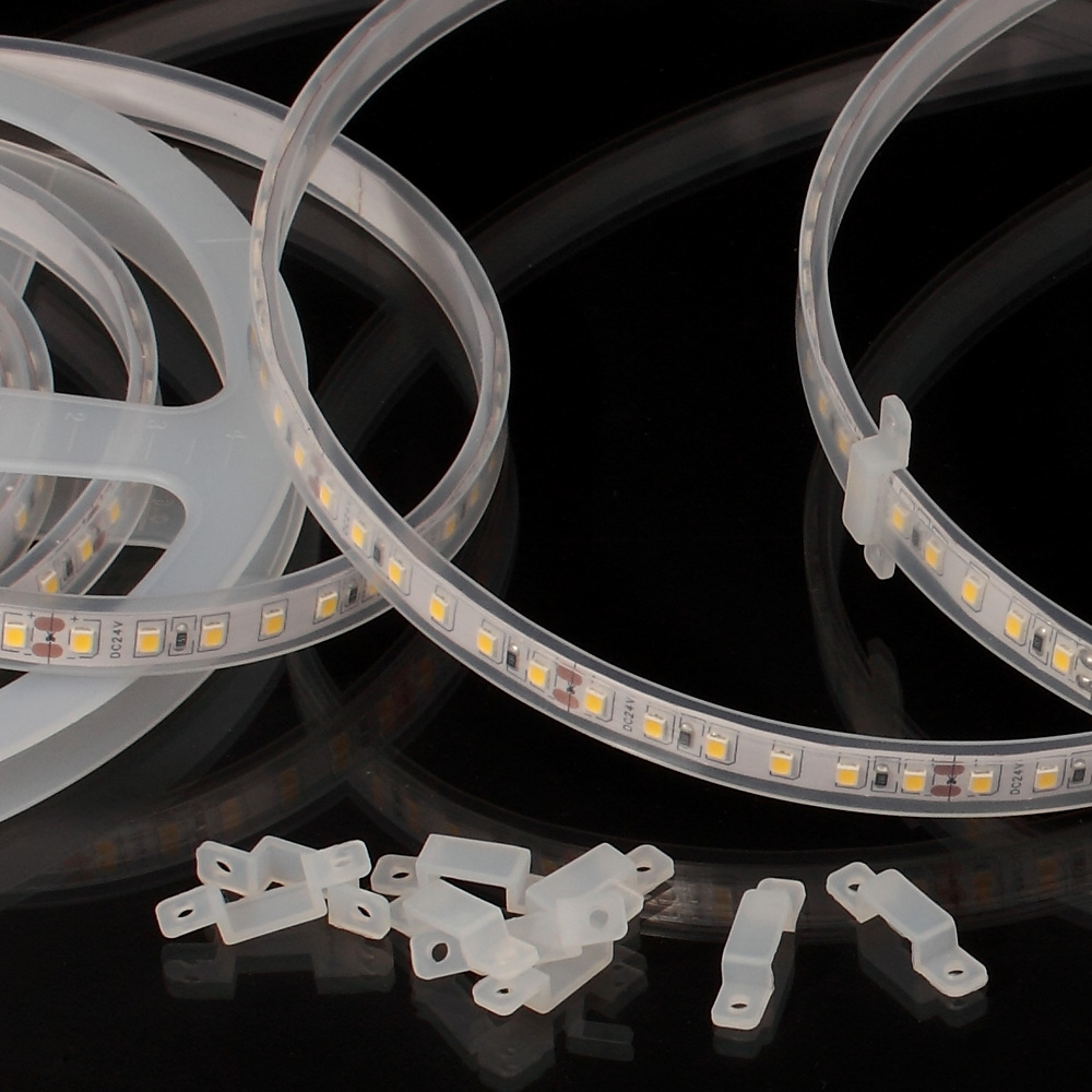 Влагозащищенные светодиодные ленты Светодиодная лента Standart Pro class 2835 120led/m, warm white, 24V, IP67, A80 Icled