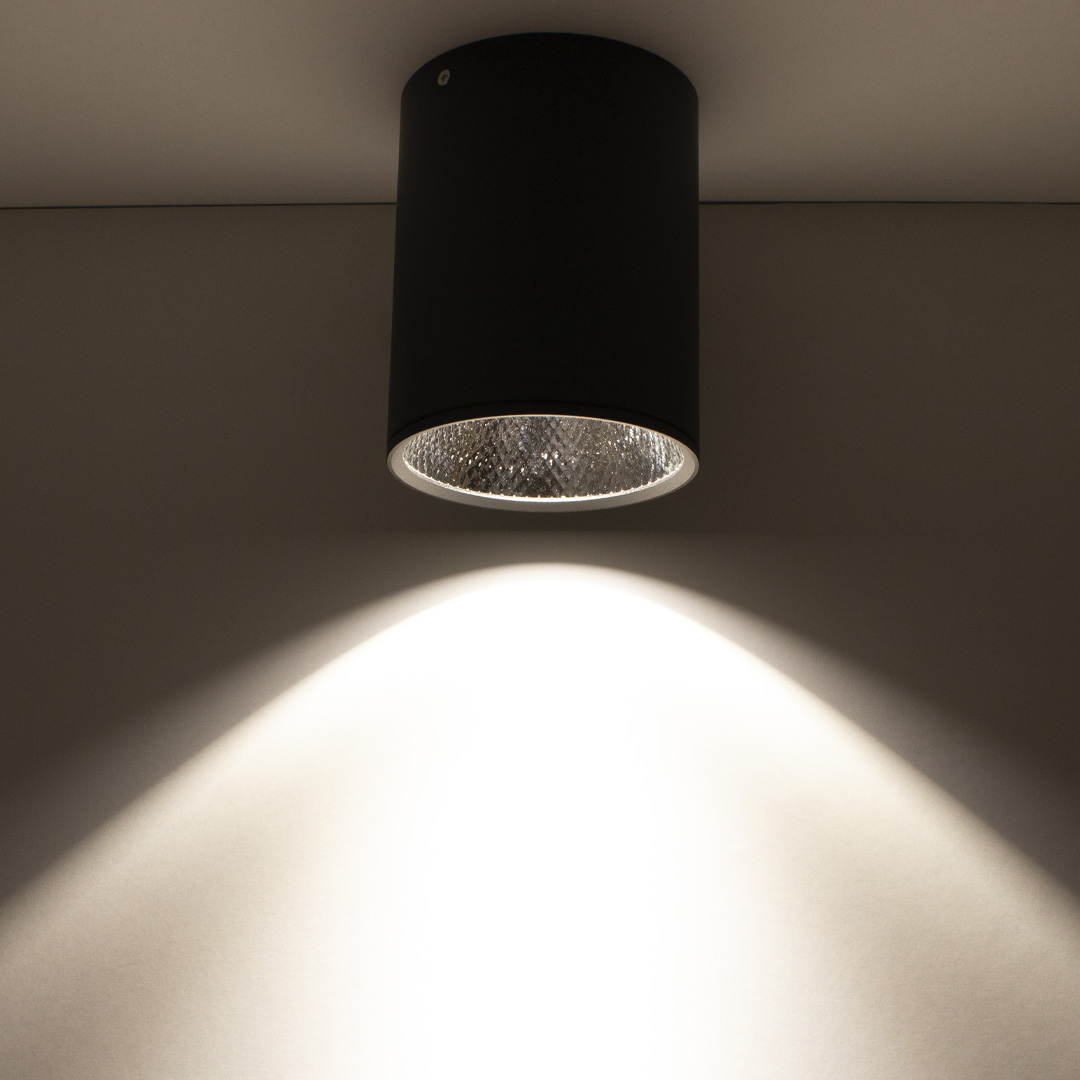 Светодиодные светильники Светодиодный светильник накладной JH-MZ-T18W B98 (220V, 18W, черный корпус, day white)