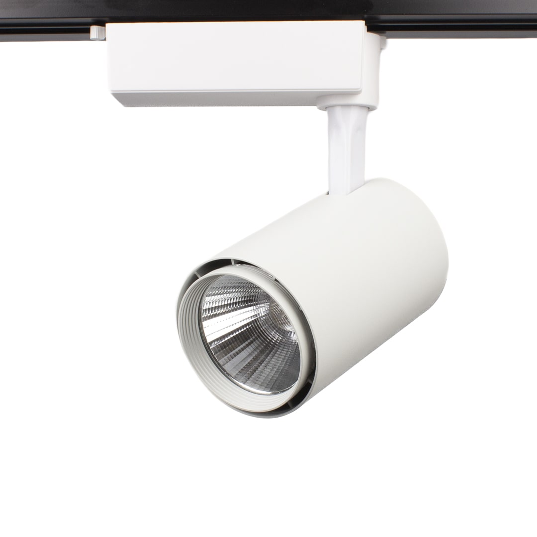 Светодиодный светильник трековый JH-GDD-B02 2L PX941 (30W, 220V, day white, белый корпус)