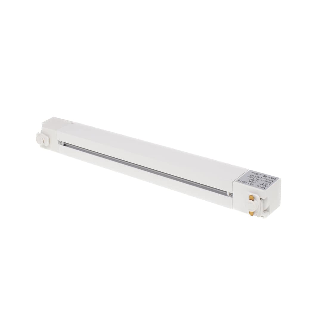 Светильник трековый светодиодный GD-FG-20 2L PXN2 (220V, 20W, day white, 342mm, белый корпус)