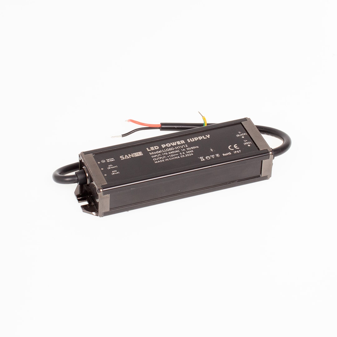 Источники питания Блок питания SANPU LLG60-H1V12 (12V, 60W, 5A, IP67)