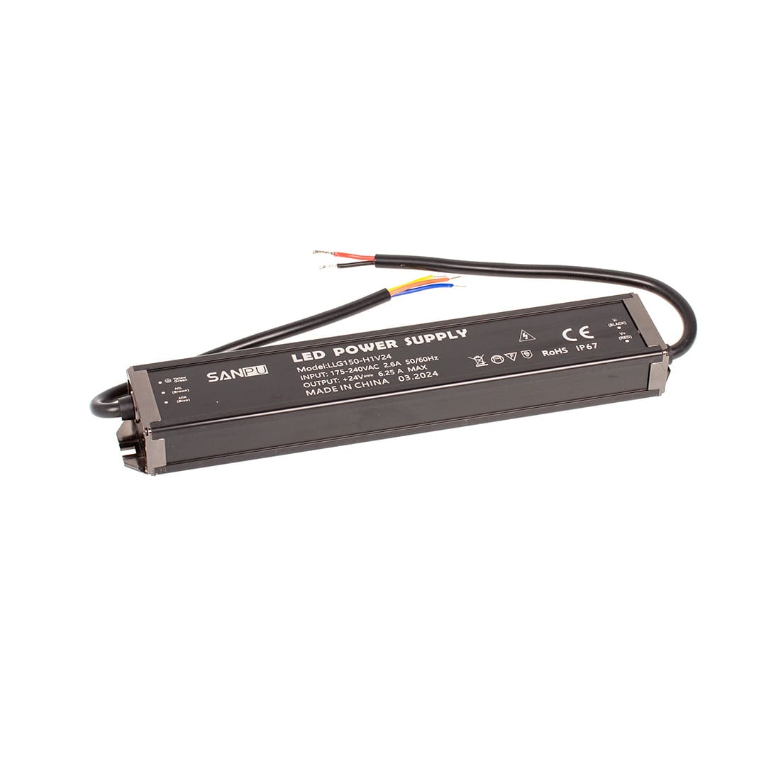 Источники питания Блок питания SANPU LLG150-H1V24 (24V, 150W, 6.25A, IP67)